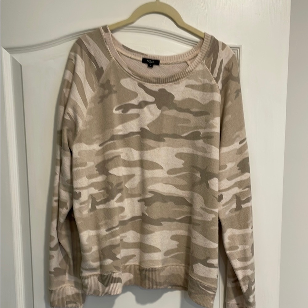 Rails Beige Camo Sweater